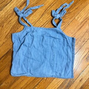 Old Navy Light Blue Denim Camisole